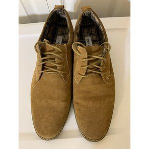 Steve Madden P-Geraro Men’s Sz 12 Casual Lace Up Oxford‎ Shoe Tan/Brown